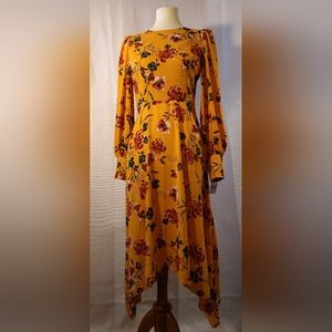 NWT DONNA MORGAN Marigold floral dress sz 2